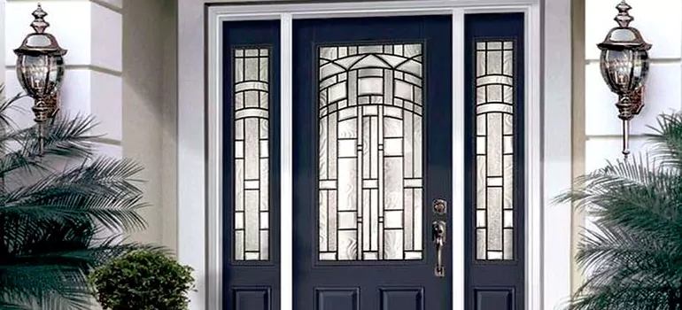 Stained Glass Door Panels in West Palm Beach, FL